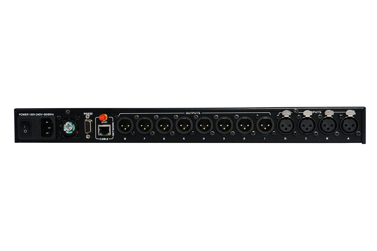 Profesionalni audio procesor s 4 ulaza/8 izlaza DP4008 FOS
