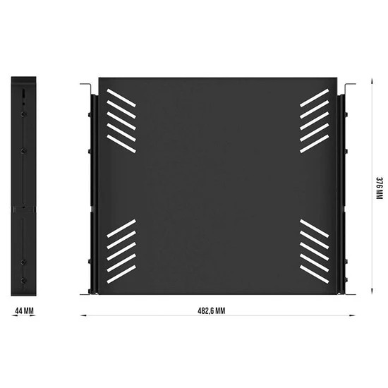 Polica za rack 1U Audibax Pro Rack Drawer Ext 10268597