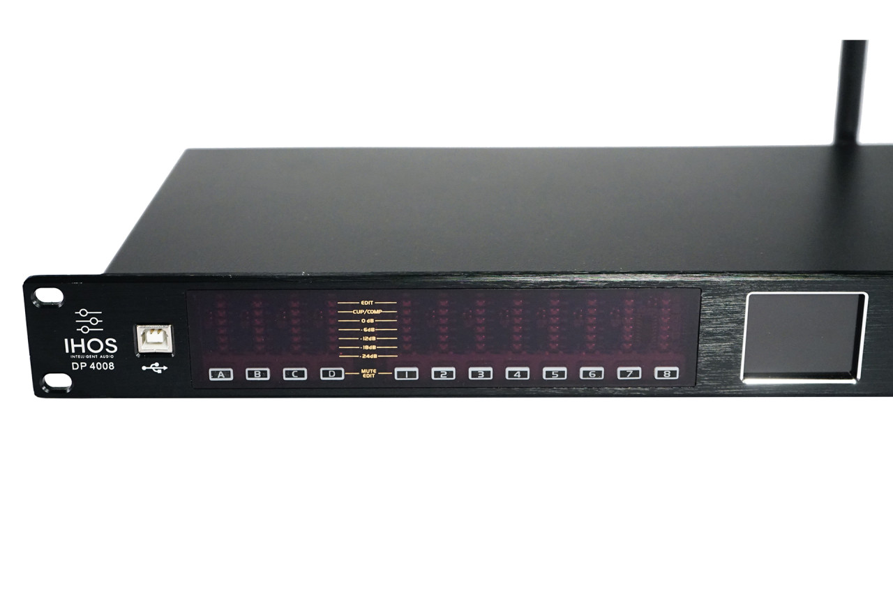 Profesionalni audio procesor s 4 ulaza/8 izlaza DP4008 FOS