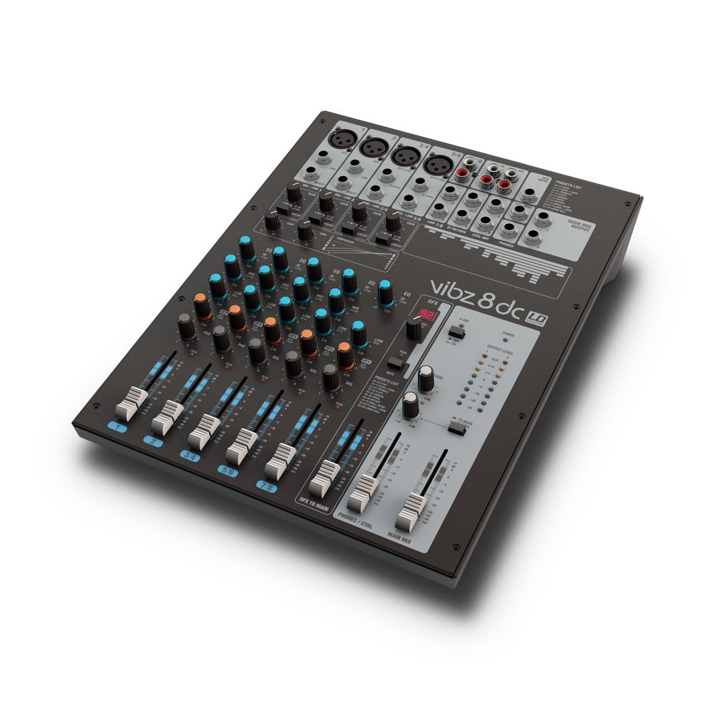 Mikseta 8-kanalna sa efektom LD System VIBZ8DC