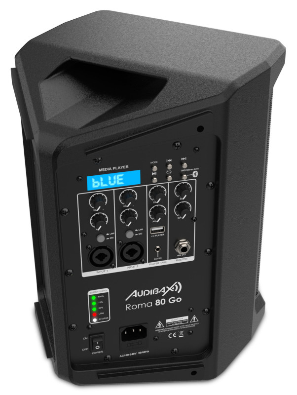 Zvučnik sa baterijom 6.5'' Audibax Roma 80 Go 10225560