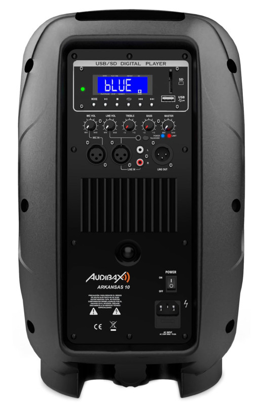 Aktivni zvučnik 10'' USB/SD/BT Audibax Arkansas 10 10116013
