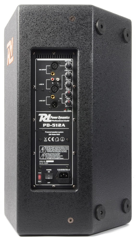 PD-512A PA zvučna kutija 12'' aktivna Power Dynamics