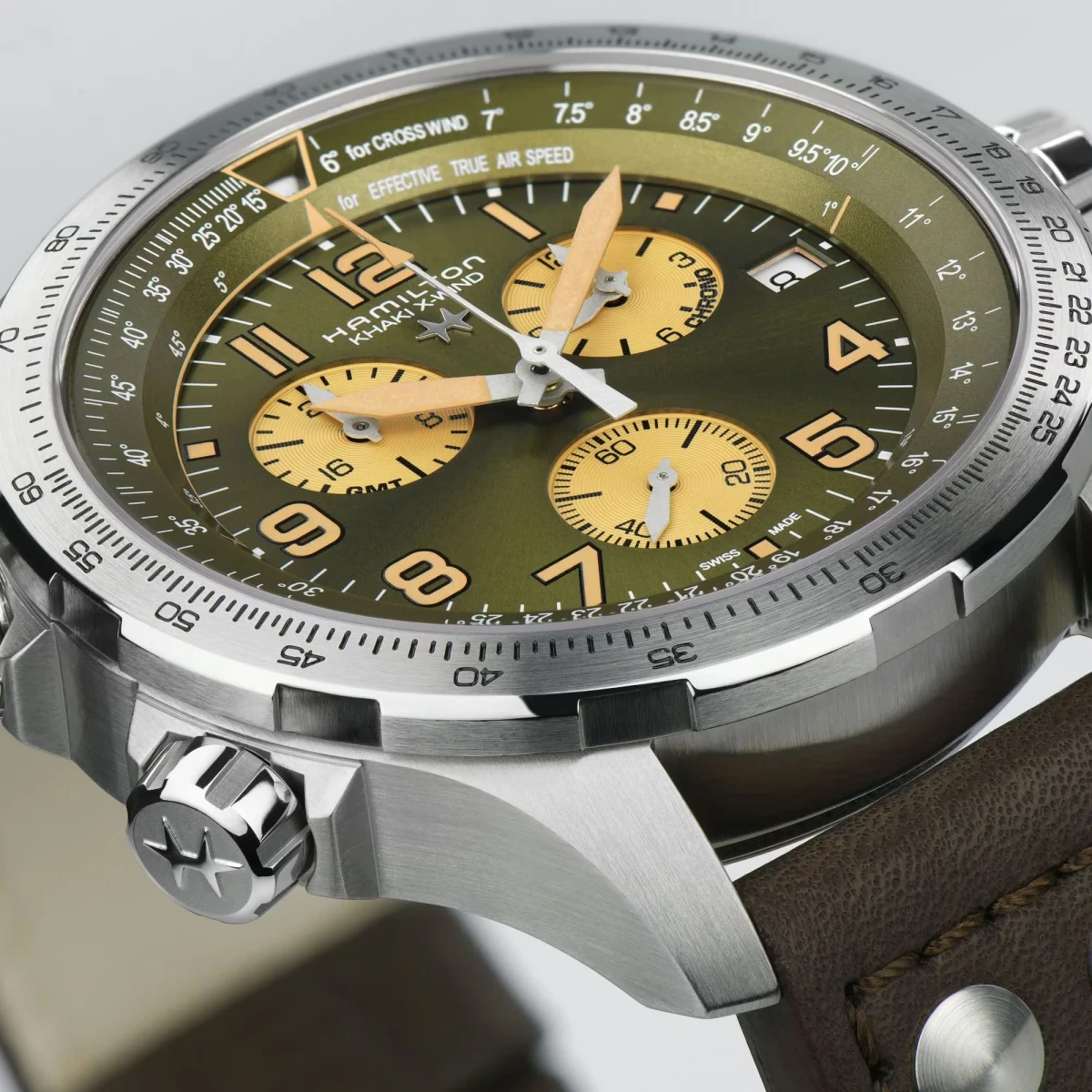 Khaki Aviation X-Wind GMT H77932560