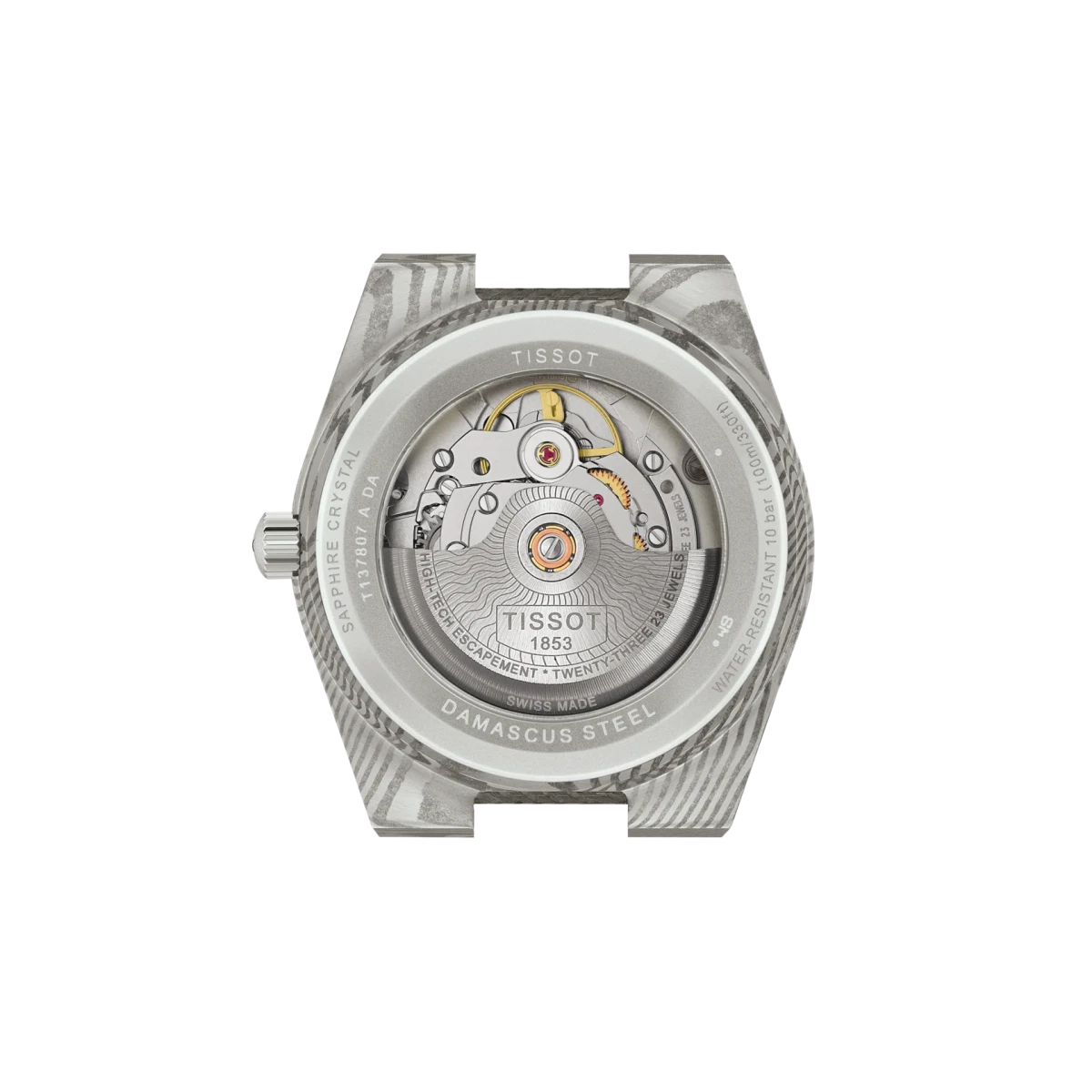 PRX Damascus Steel 38mm T137.807.96.081.00
