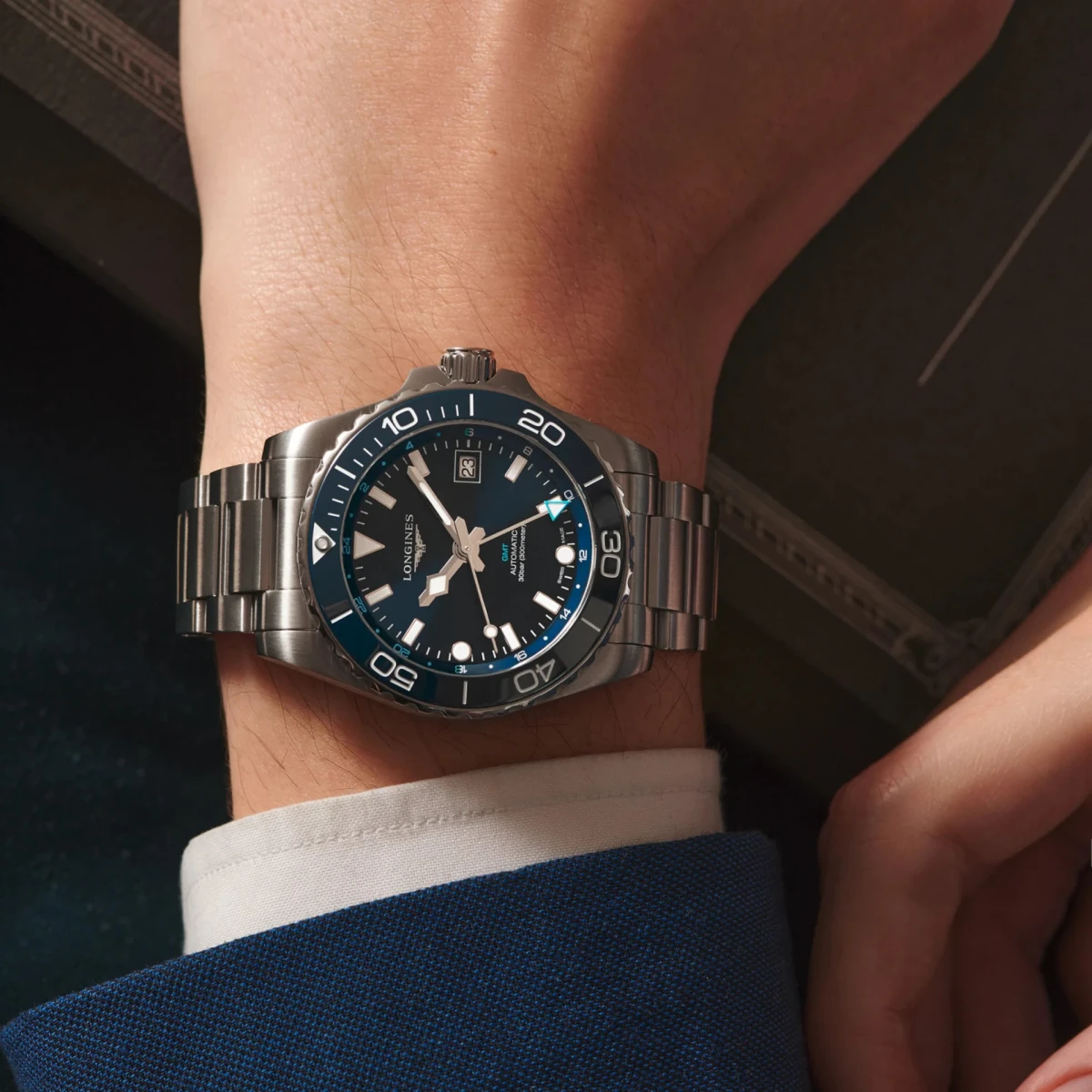 Hydroconquest GMT L3.790.4.96.6