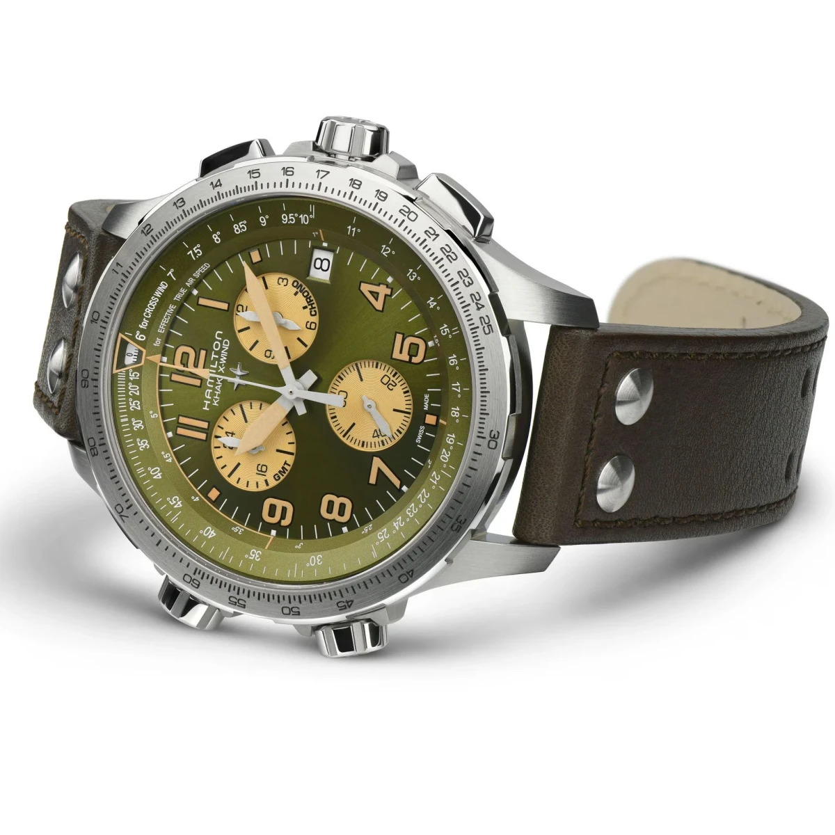 Khaki Aviation X-Wind GMT H77932560