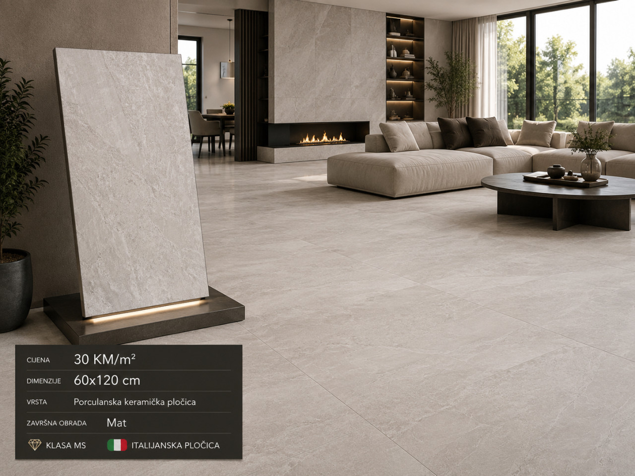 Keramika 60x120,60x60 za vani unutra velika ponuda
