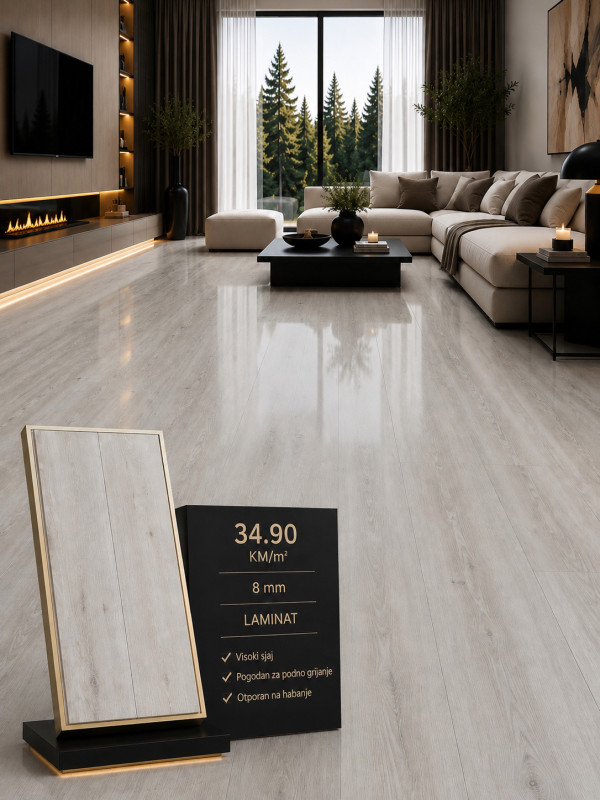 Laminat visoki sjaj 8mm - RAZNE BOJE