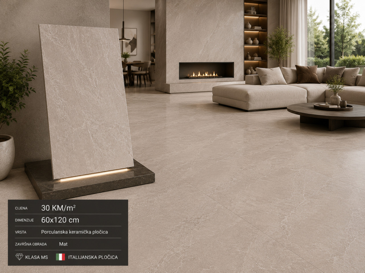 Keramika 60x120,60x60 za vani unutra velika ponuda
