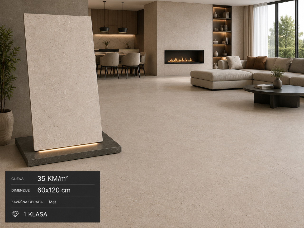 Keramika 60x120,60x60 za vani unutra velika ponuda