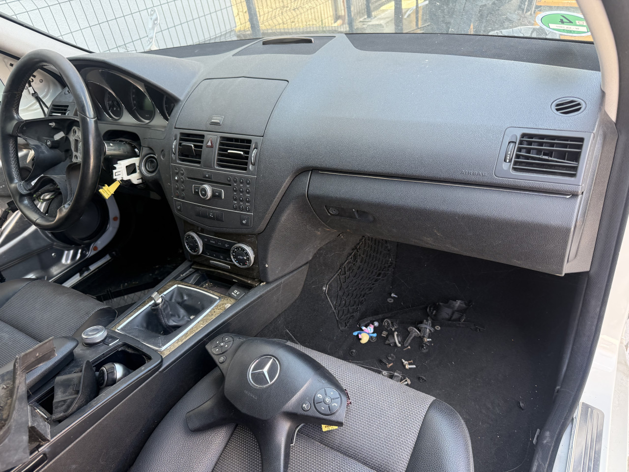 INSTRUMENT TABLA JASTUK SET AIRBAG AIR BAG MERCEDES C W204