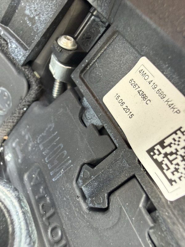 VOLAN AUDI A4 B9 A5 8W F5 Q7 4M Q8