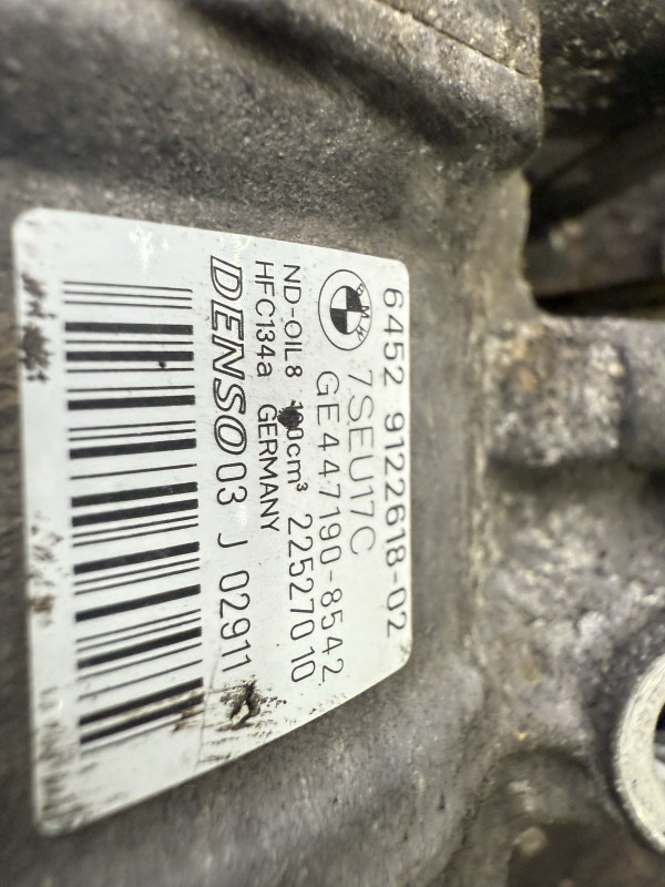 KOMPRESOR KLIME BMW X1 E90 22527010 64529122618-02