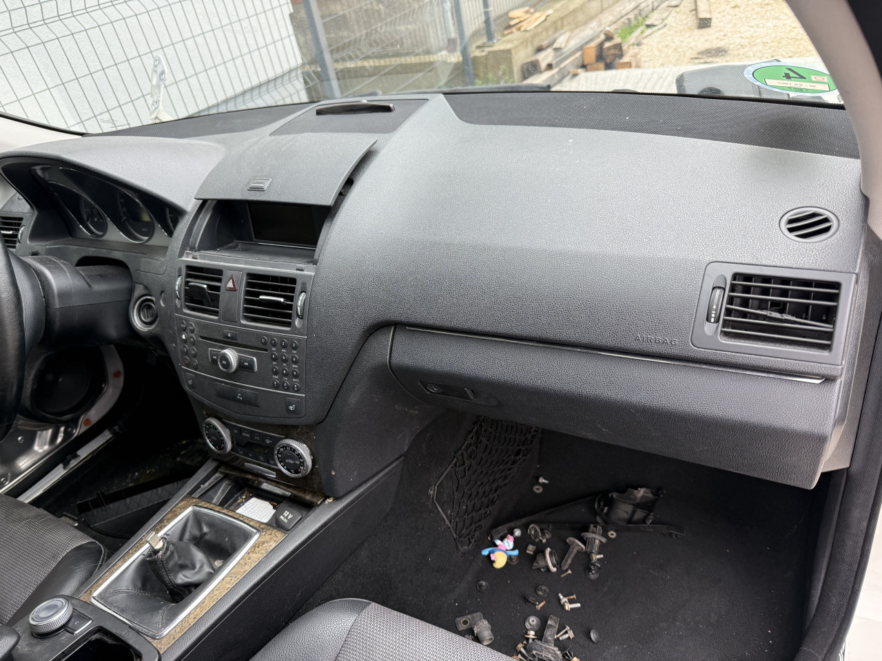 INSTRUMENT TABLA JASTUK SET AIRBAG AIR BAG MERCEDES C W204