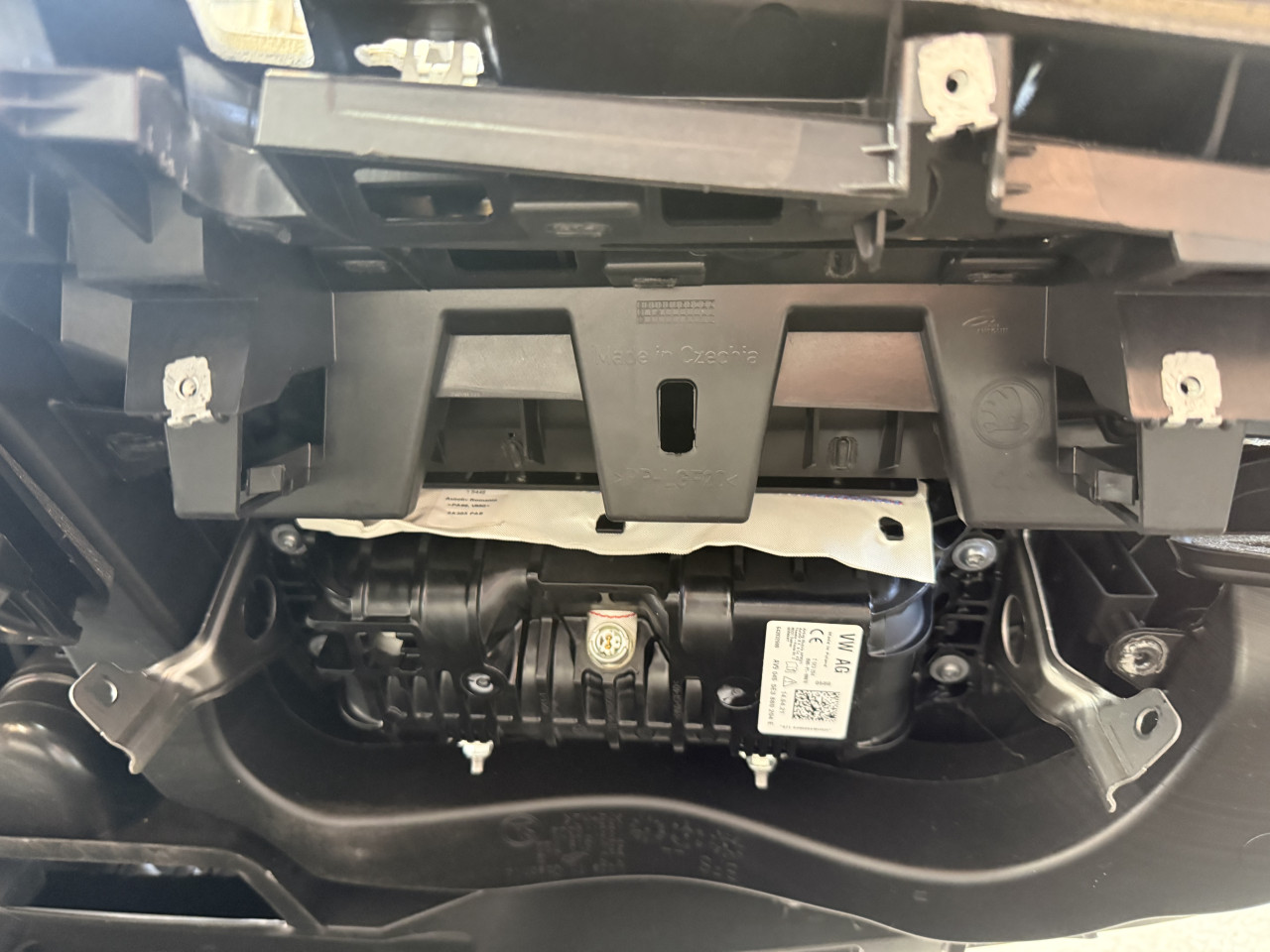 TABLA AIRBAG AIRBEG AIR BAG SET  SKODA OCTAVIA A8 VIII HEEADUP