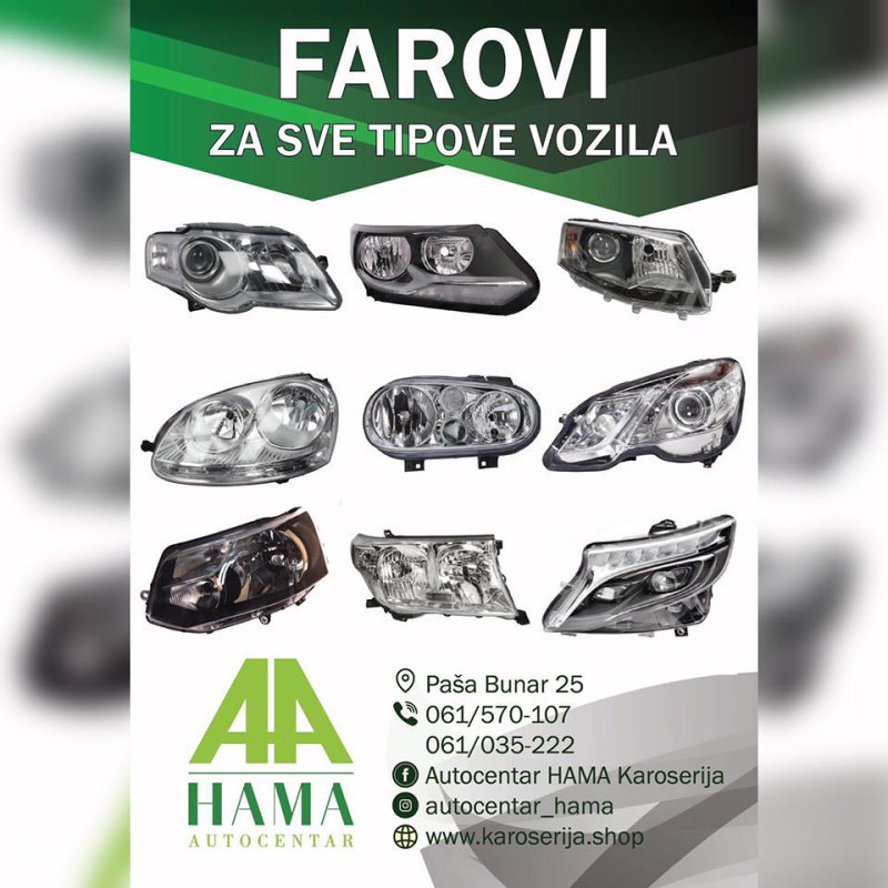 NOVI KAROSERIJSKI DIJELOVI AKCIJA  DO 50 % TUZLA