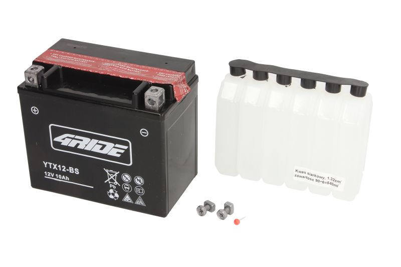 AKUMULATOR BATERIJA ZA MOTOR MOTOCIKLE SKUTER 12V 10 Ah