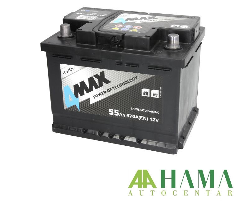 AKUMULATOR 4MAX 55Ah / 470A