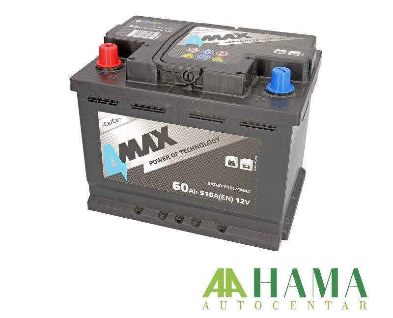 AKUMULATOR 4MAX 60Ah / 510A