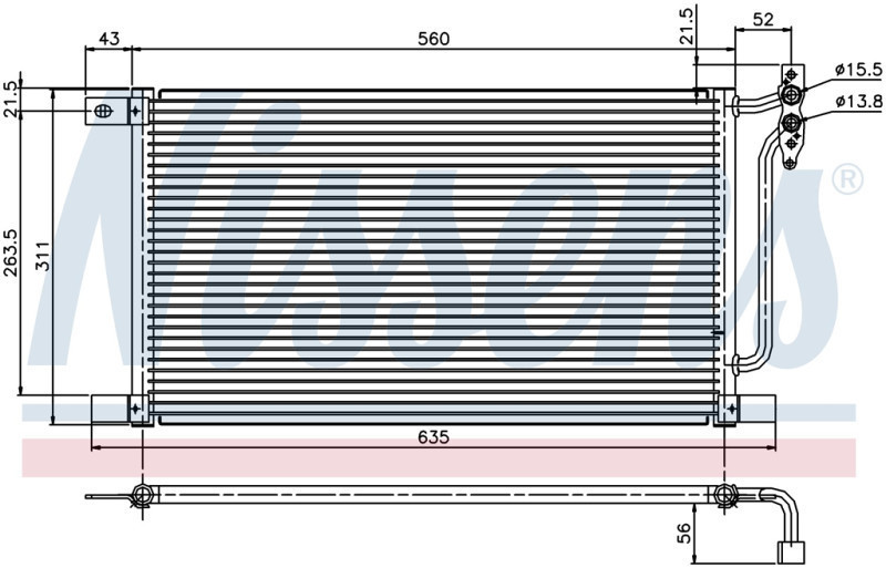 HLADNJAK KLIME BMW 3 E46 318D/320D/330D