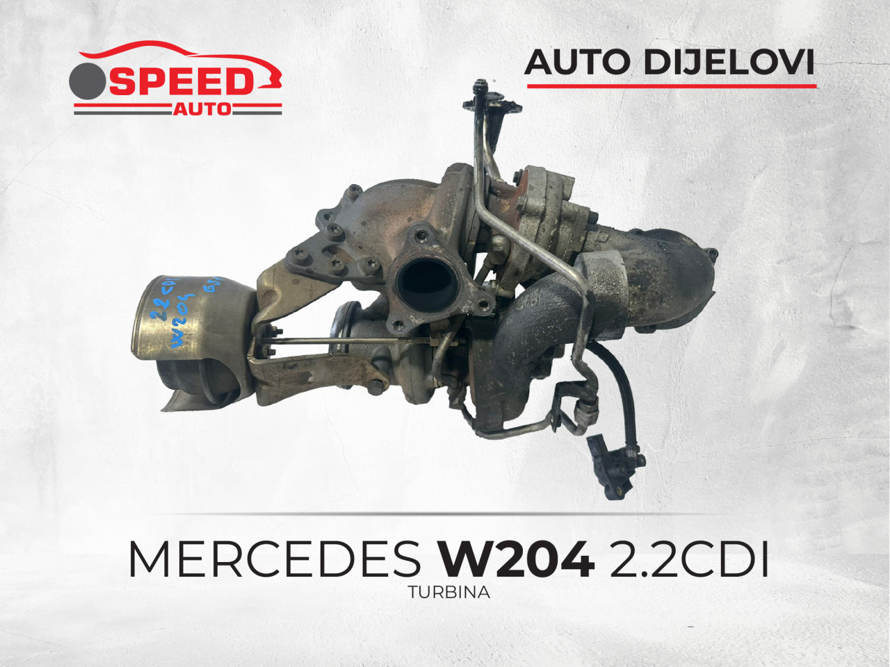 TURBINA MERCEDES W204 125kw 2.2CDI MOTOR 651