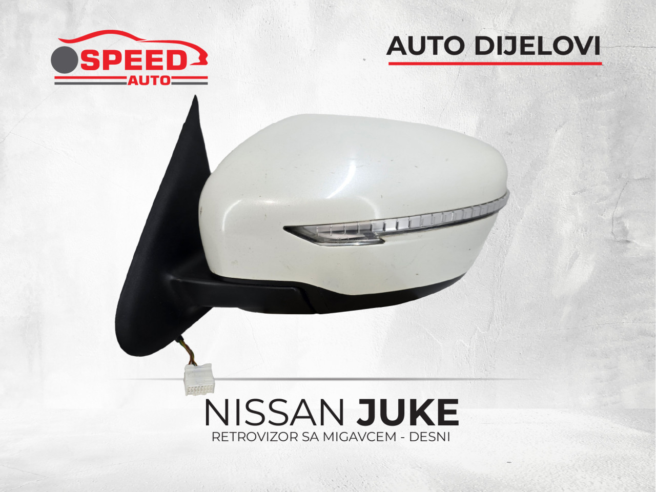 RETROVIZOR NISSAN JUKE OEM 96302BV90B DESNI SA MIGAVCEM