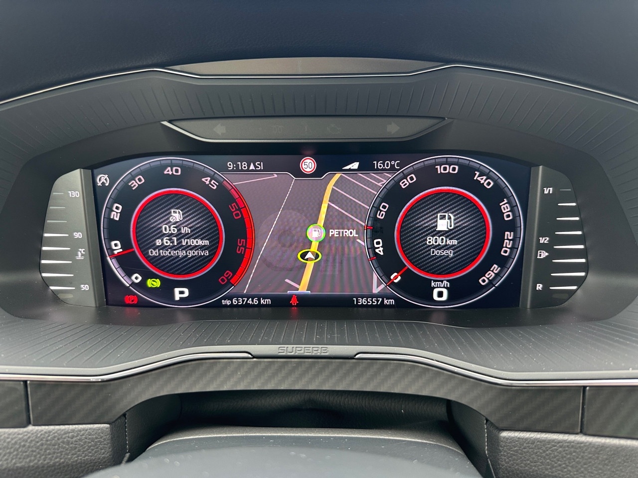 Škoda Superb 2.0 TDI DSG Sportline 200KS  ACC  Memorija  Kamera