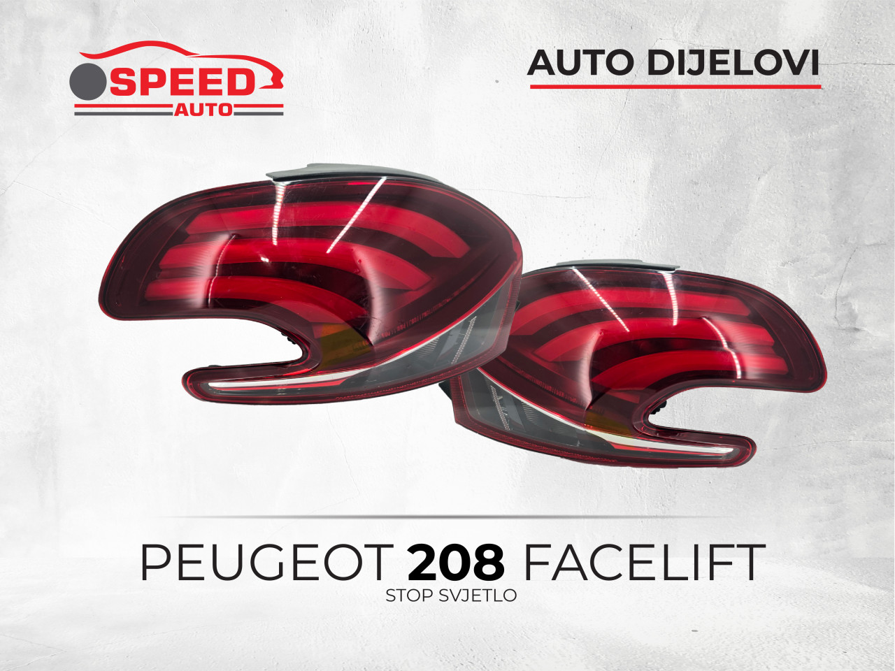 STOP SVJETLO PEUGEOT 208 L/OEM:9810343080 D/OEM:9825601180