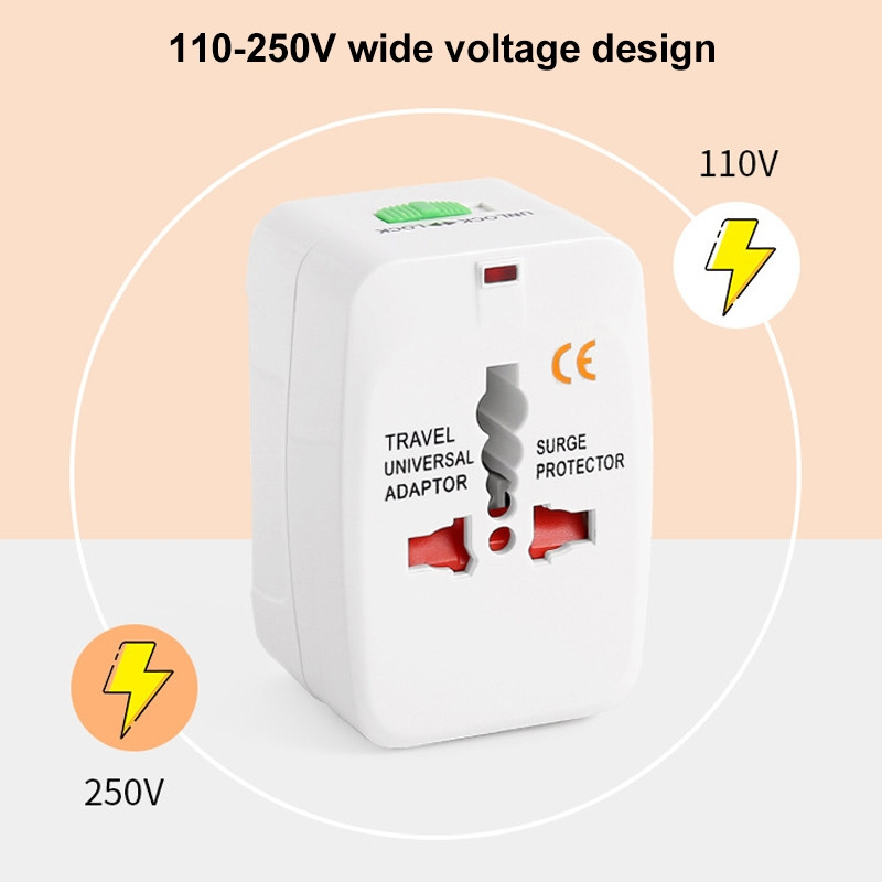 Strujni adapter EU+AU+UK+US