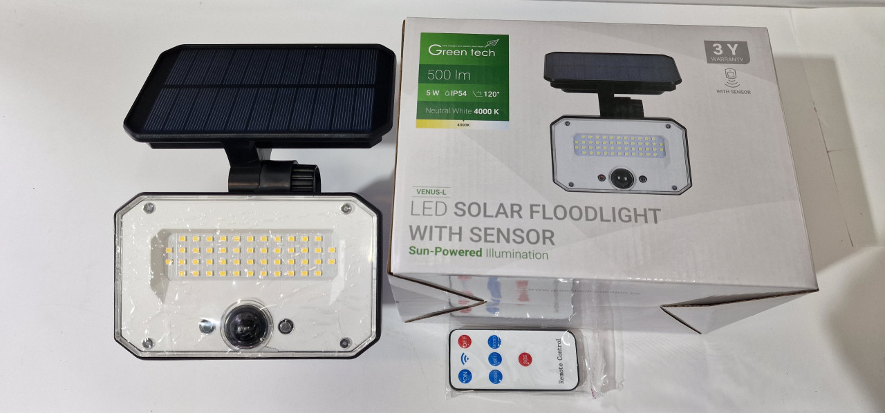 Solarni LED Reflektor 5W sa Senzorom pokreta