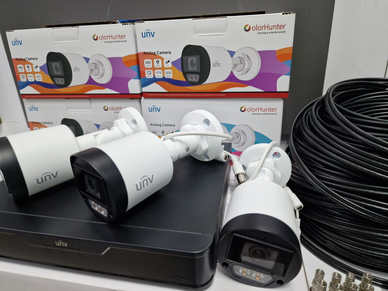 Set 4 x Kamera 5Mp ColorHunter 40met IR