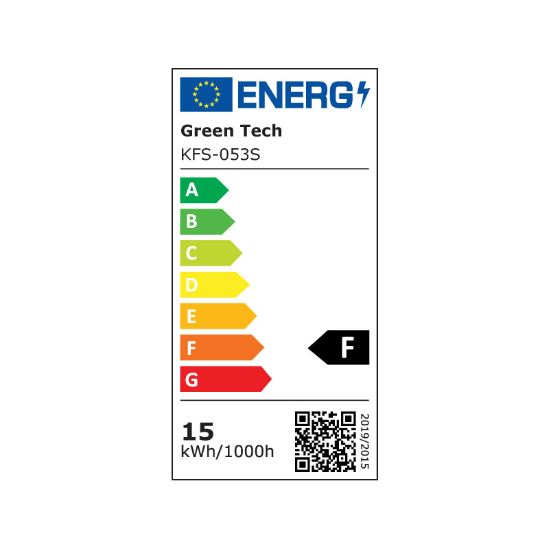 LED zidna svjetiljka sa senzorom 15W, 3000K, crna boja