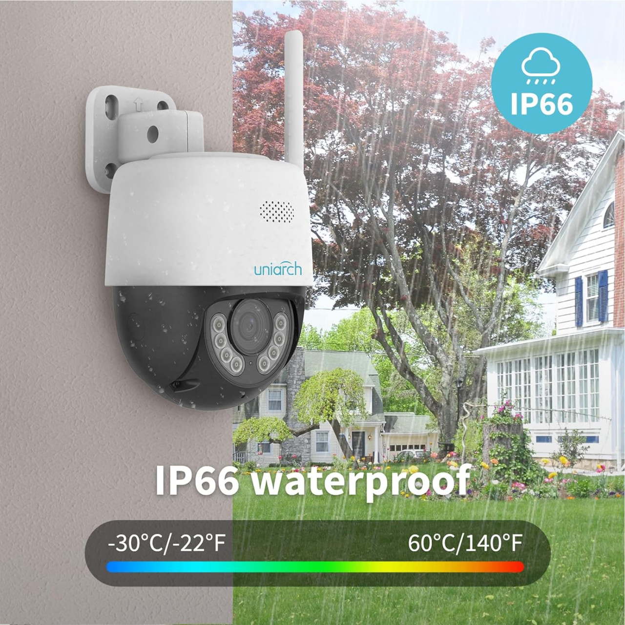 WiFi PTZ Kamera UNV 2K IP65