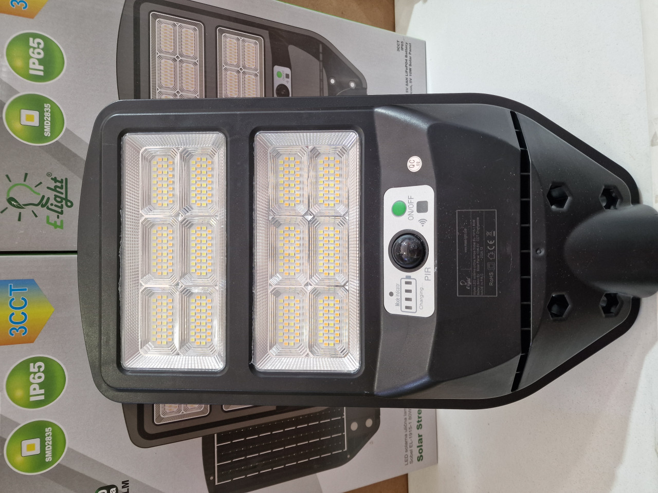 LED Solarna ulična svjetiljka 80W 3CCT