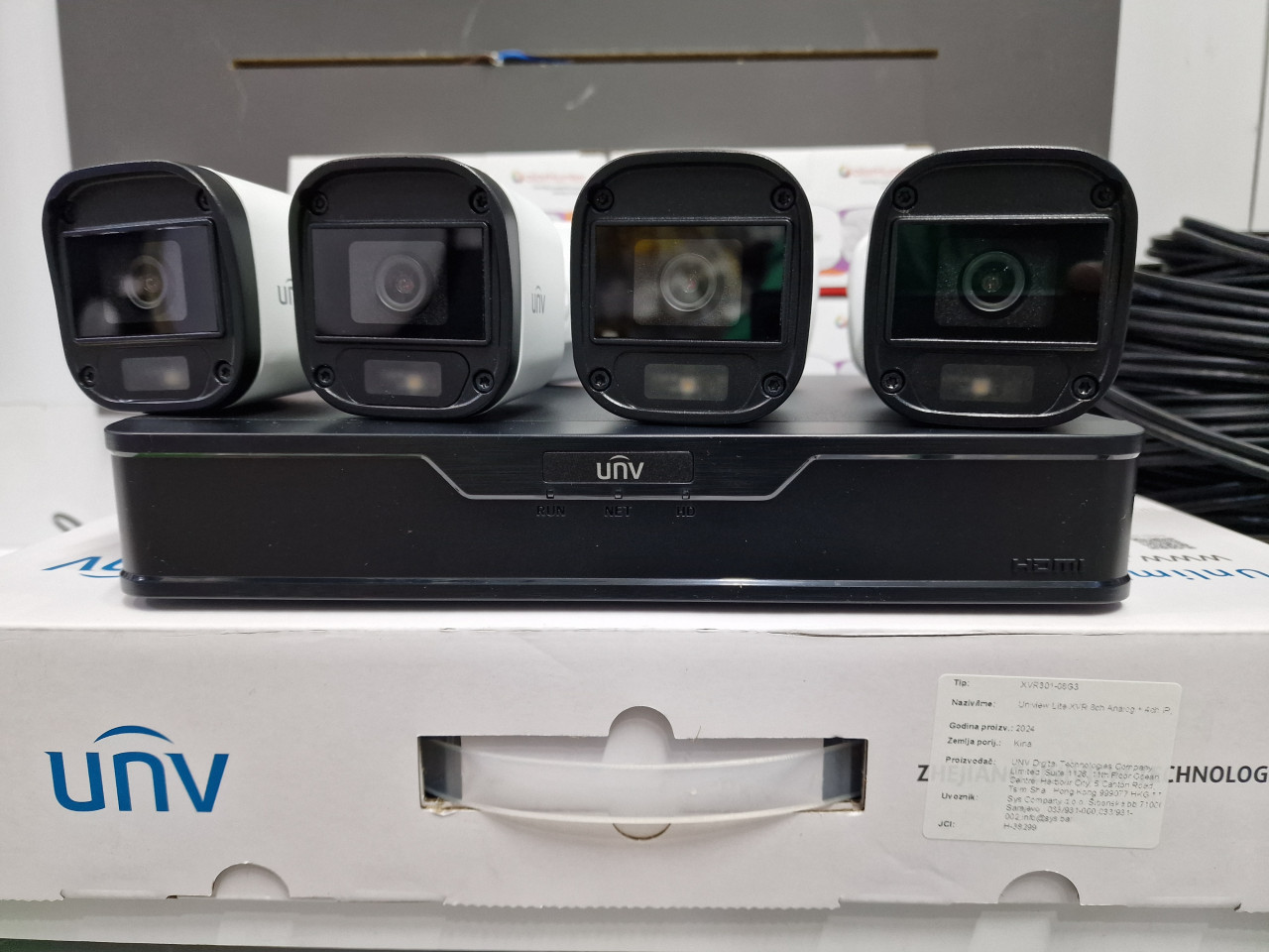Set 4 x Kamera 5Mp ColorHunter 20met IR