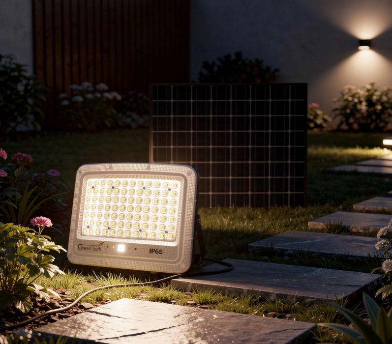 LED solarni reflektor Green Tech 200W, 3CCT, IP65