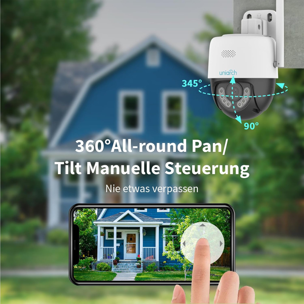 WiFi PTZ Kamera UNV 2K IP65