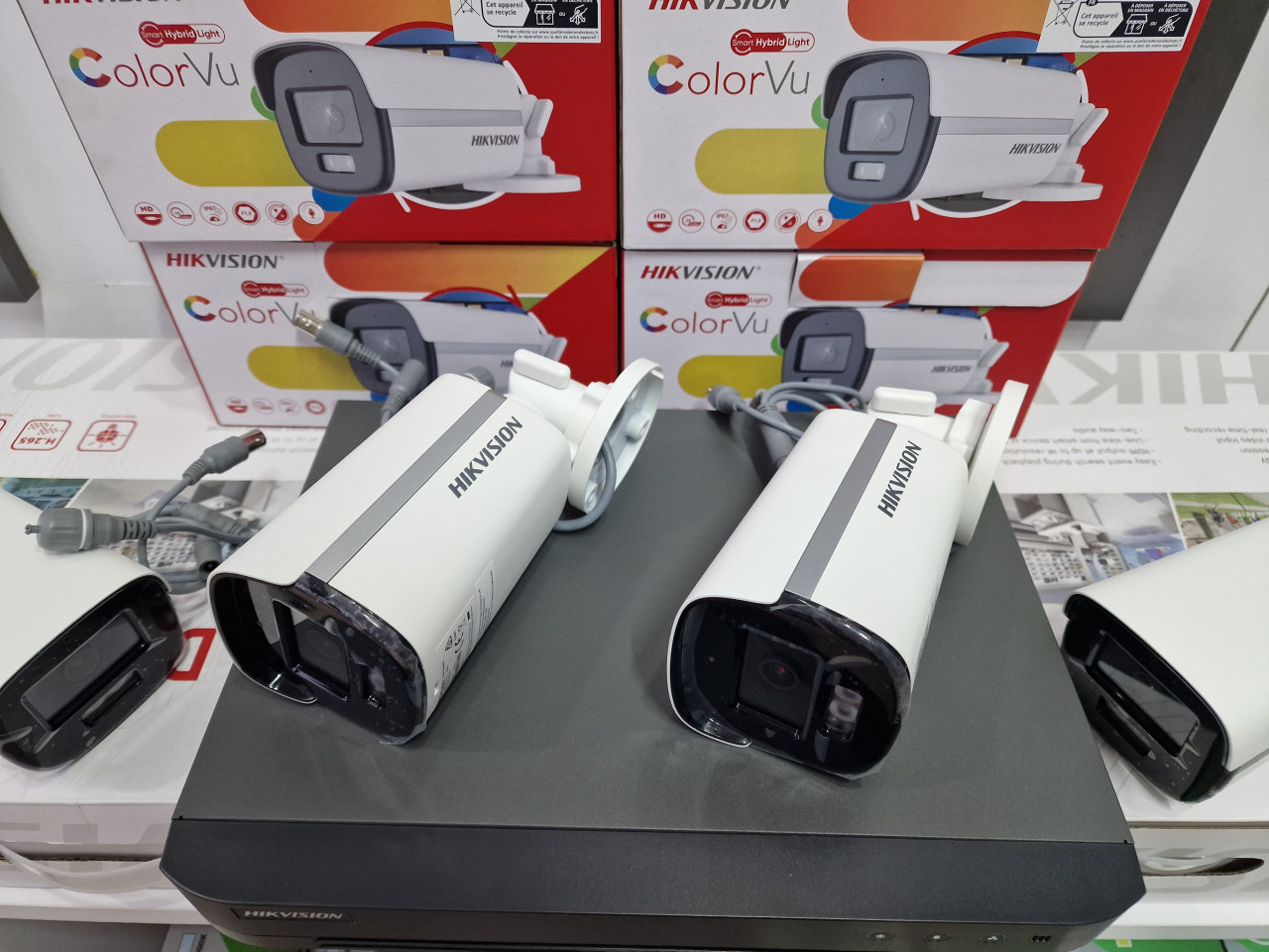 HIKVISION ColorVu SET 4x 5MP Kamera + DVR + Mikrofon + 100m kabla