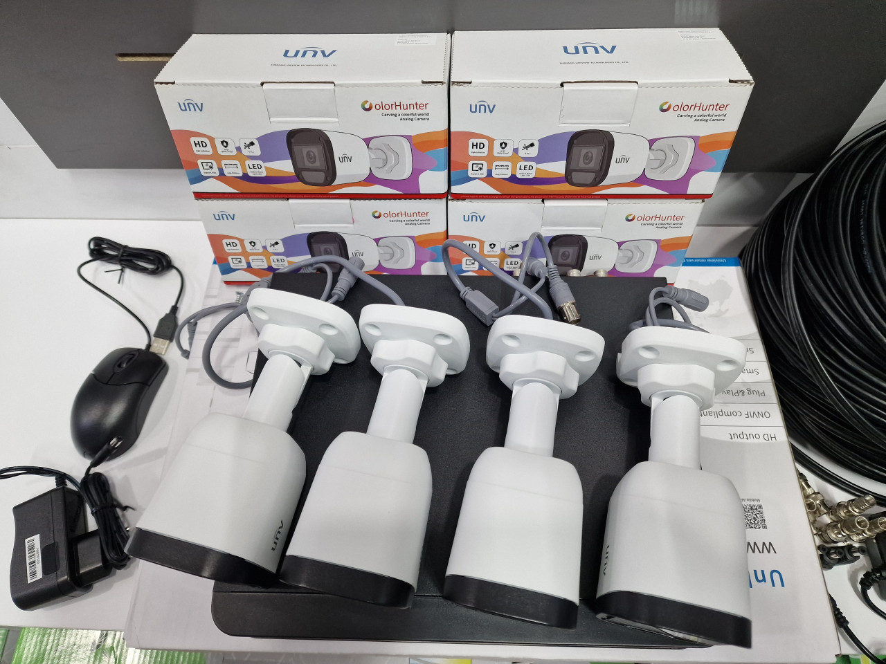 Set 4 x Kamera 5Mp ColorHunter 20met IR