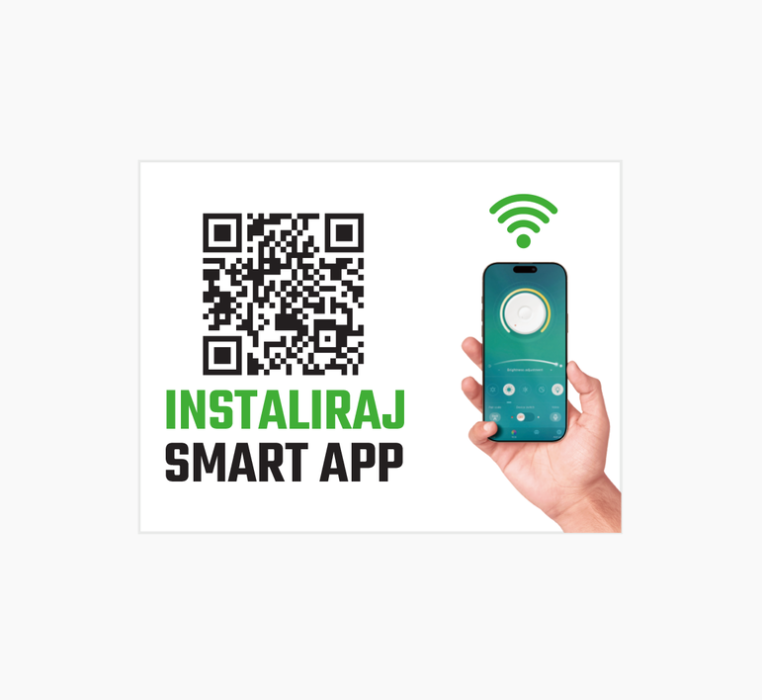Smart Svjetiljka / Luster  62W 3CCT  dimabil. APP + daljinski