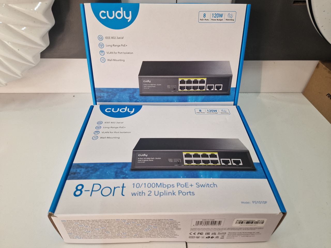 8 Port 10/100M PoE+ Switch