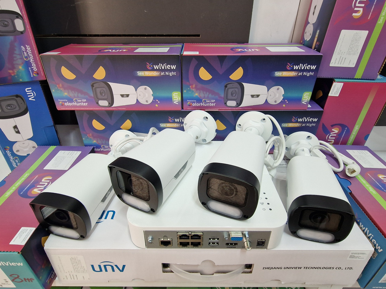 IP SET 8MP UNV WISE ISP SOVE KAMERA  5 Gen.