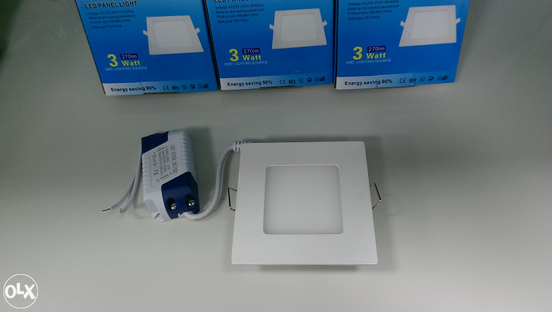 Led Panel 3W Ugradni Cetvrtasti