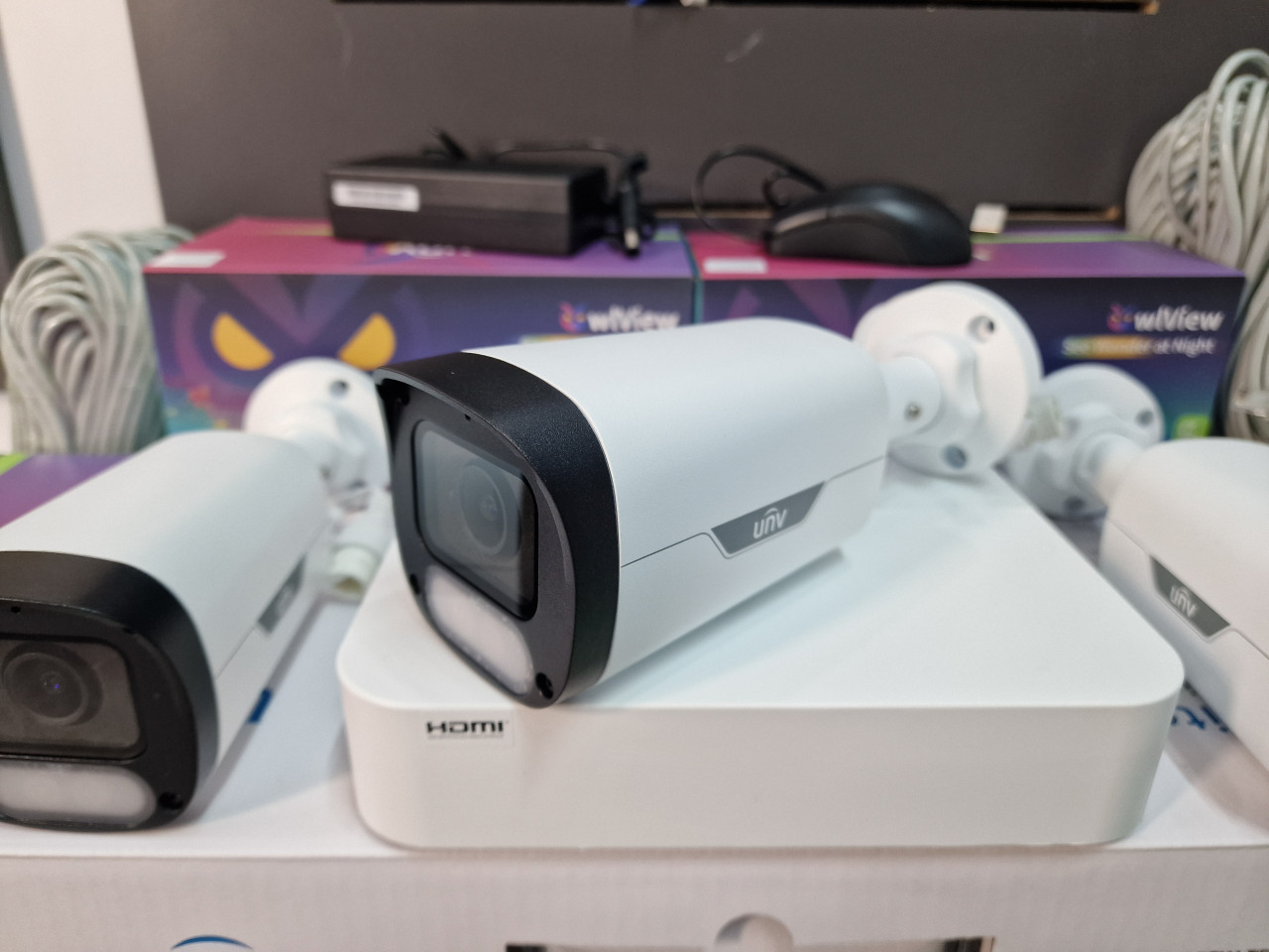 IP POE SET 4MP UNV WISE ISP SOVE KAMERA 5 Gen.