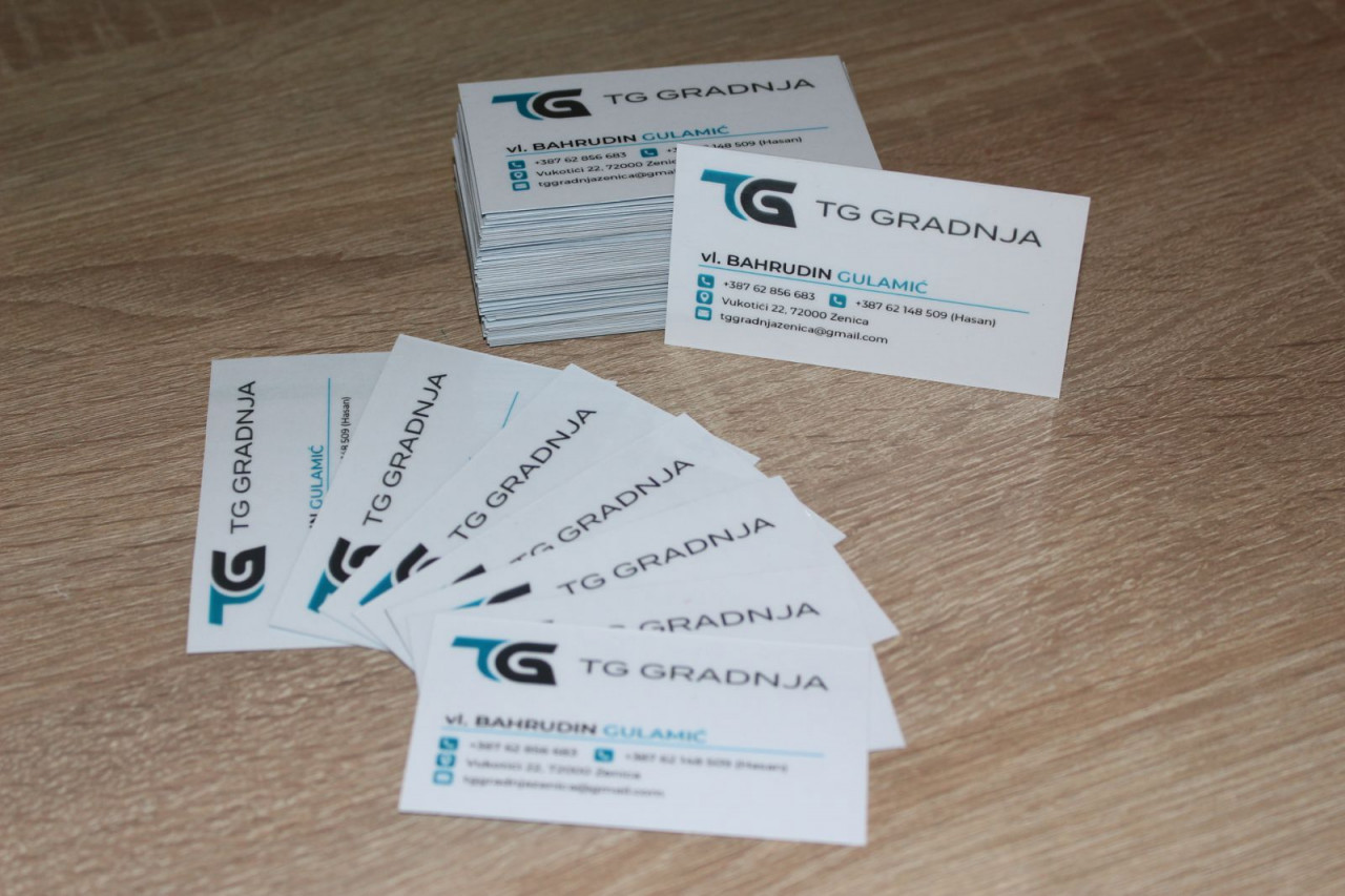 PLASTIFICIRANE VIZIT KARTICE VRLO POVOLJNO