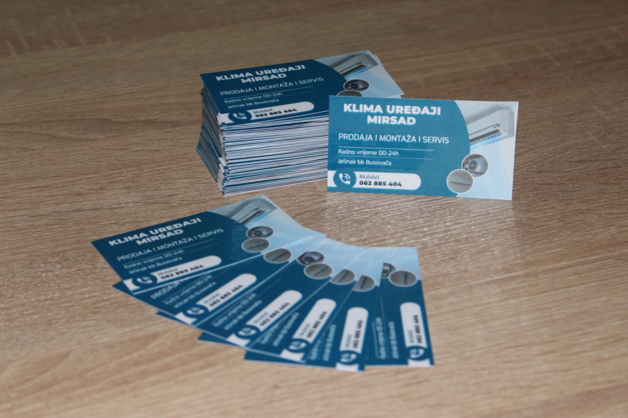 PLASTIFICIRANE VIZIT KARTICE VRLO POVOLJNO