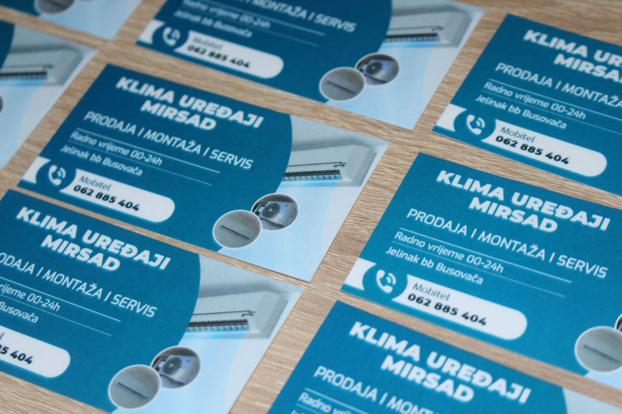 PLASTIFICIRANE VIZIT KARTICE VRLO POVOLJNO