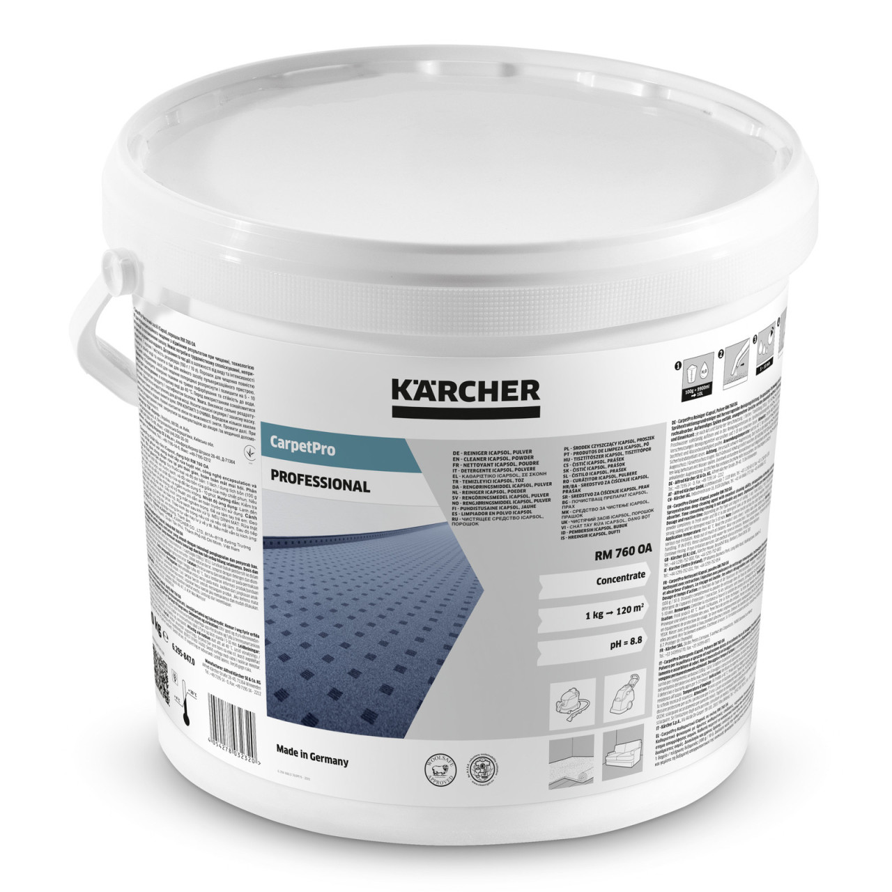 KARCHER PUDER RM 760 0A 10KG iCAPSOL pH=9 6.295-847.0