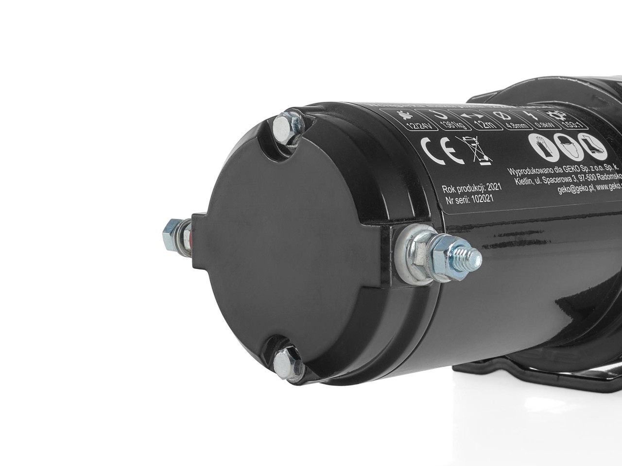 Električna Vinča Vitlo Čekrk 12V 1361KG 0,9kW 153:1 GEKO